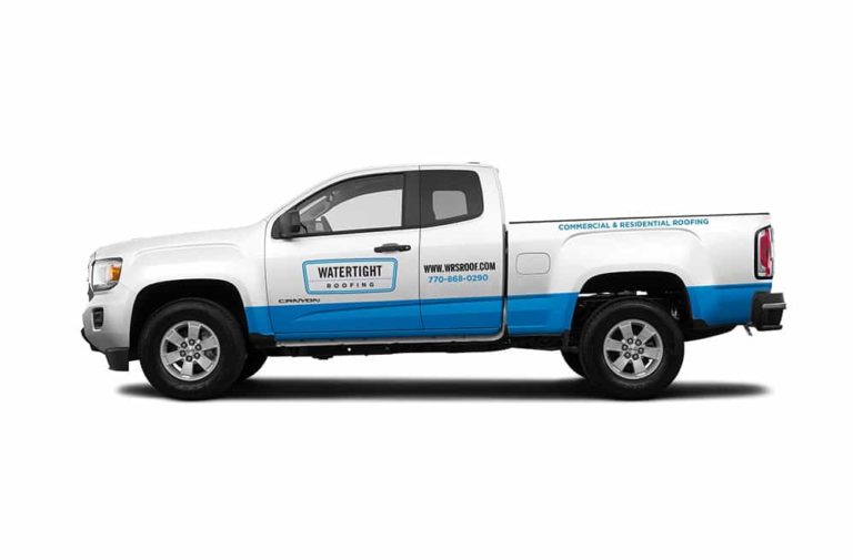 WaterTight Roofing – Vehicle Graphics