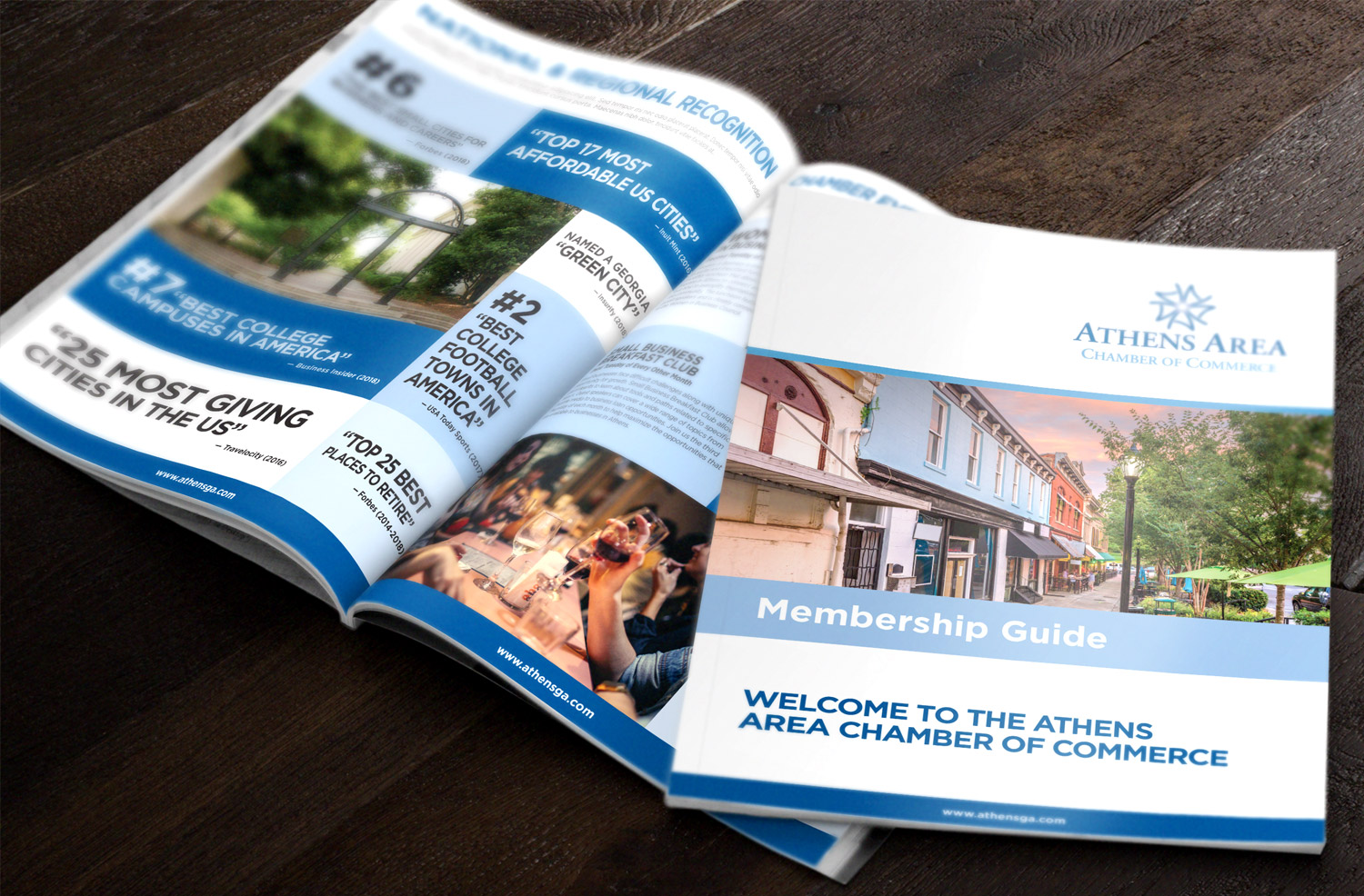 Athens Area Chamber of Commerce – Print Collateral