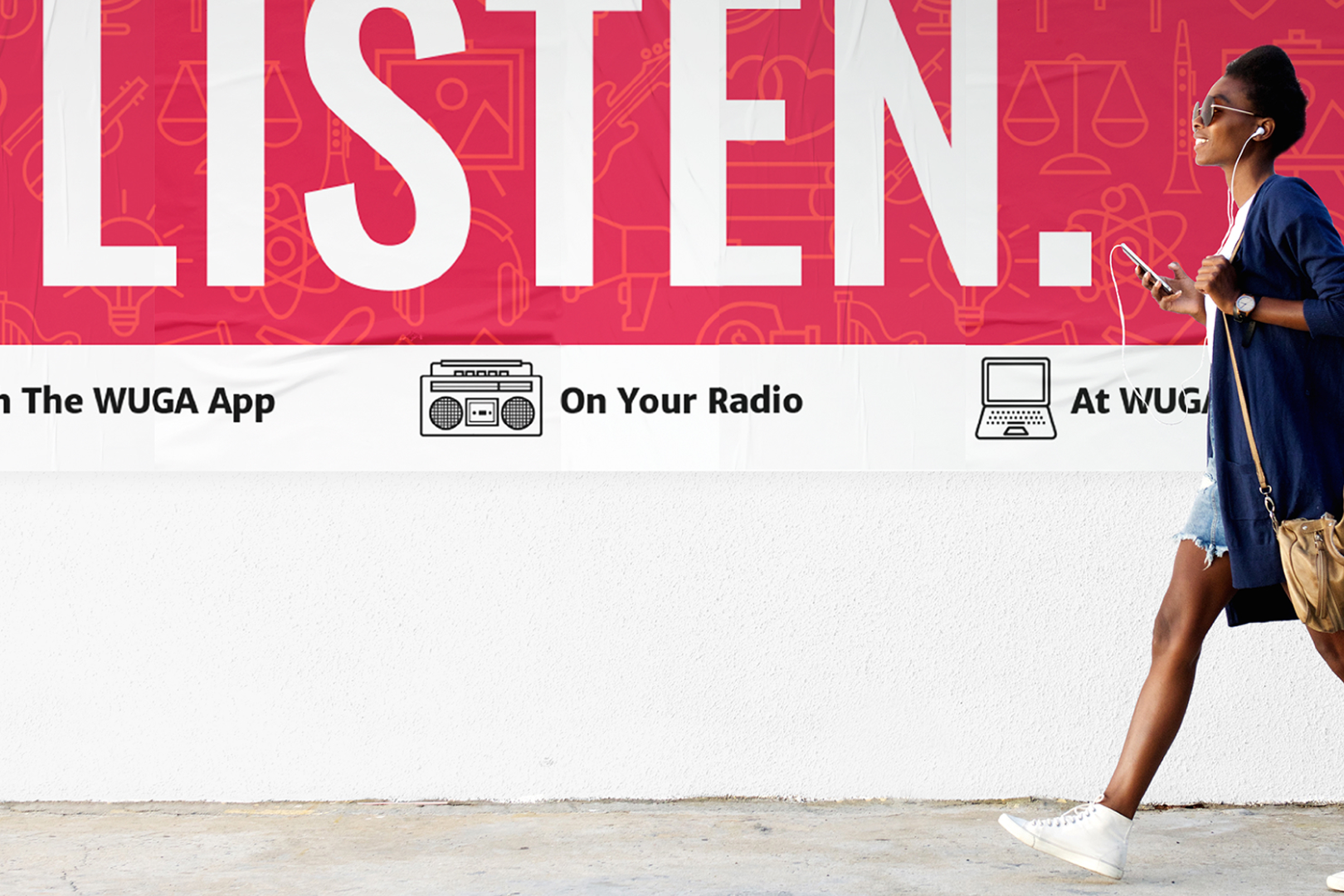 WUGA Listen campaign