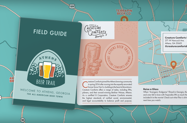 Athens Beer Trail – Print Collateral