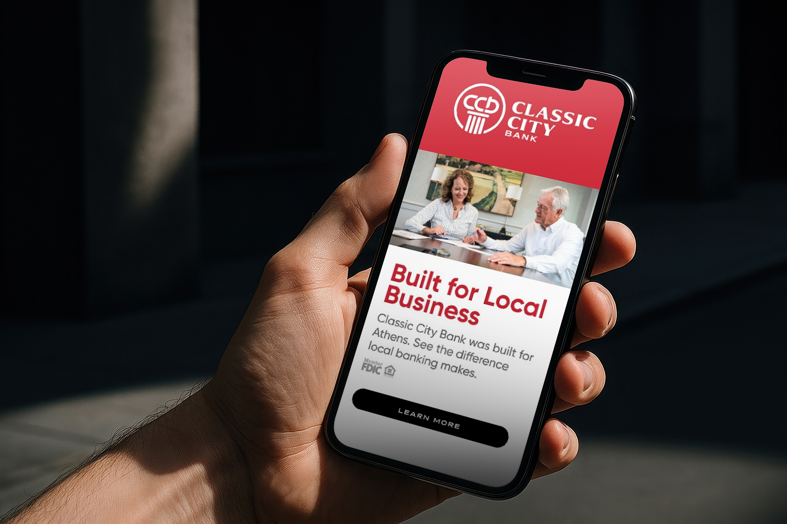 Classic City Bank digital campaign